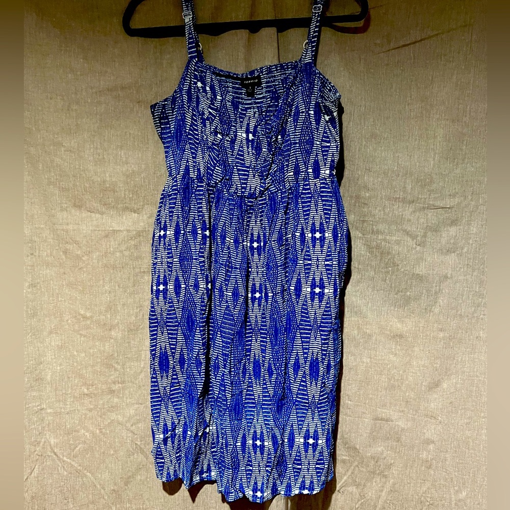 Torrid blue and white dress